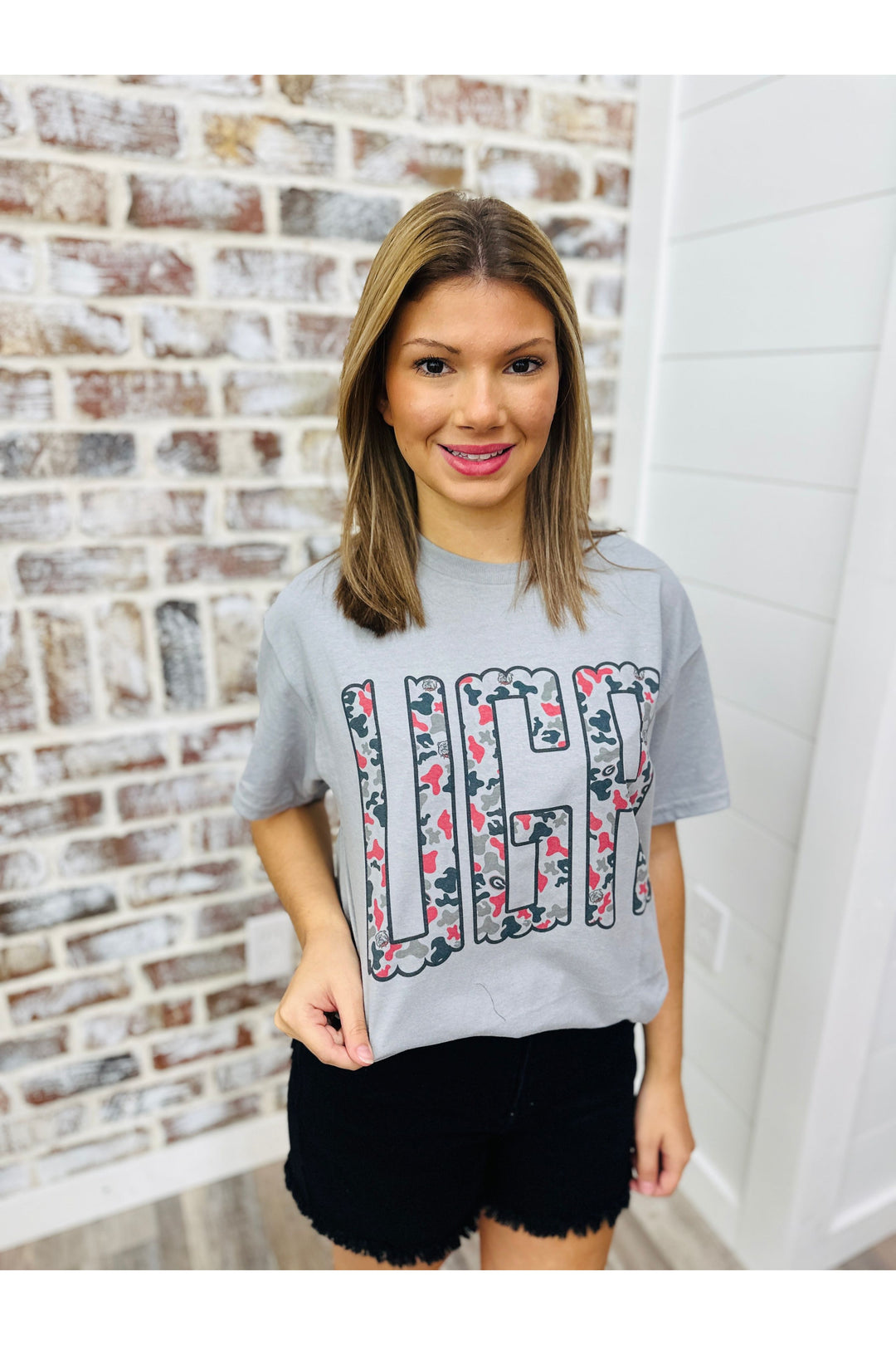 Camo UGA Tee