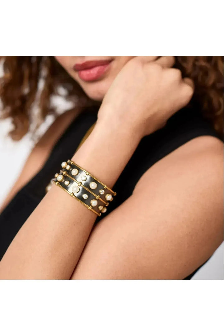 Julie Vos | Tribeca Cuff Cubic Zirconia & Pearl