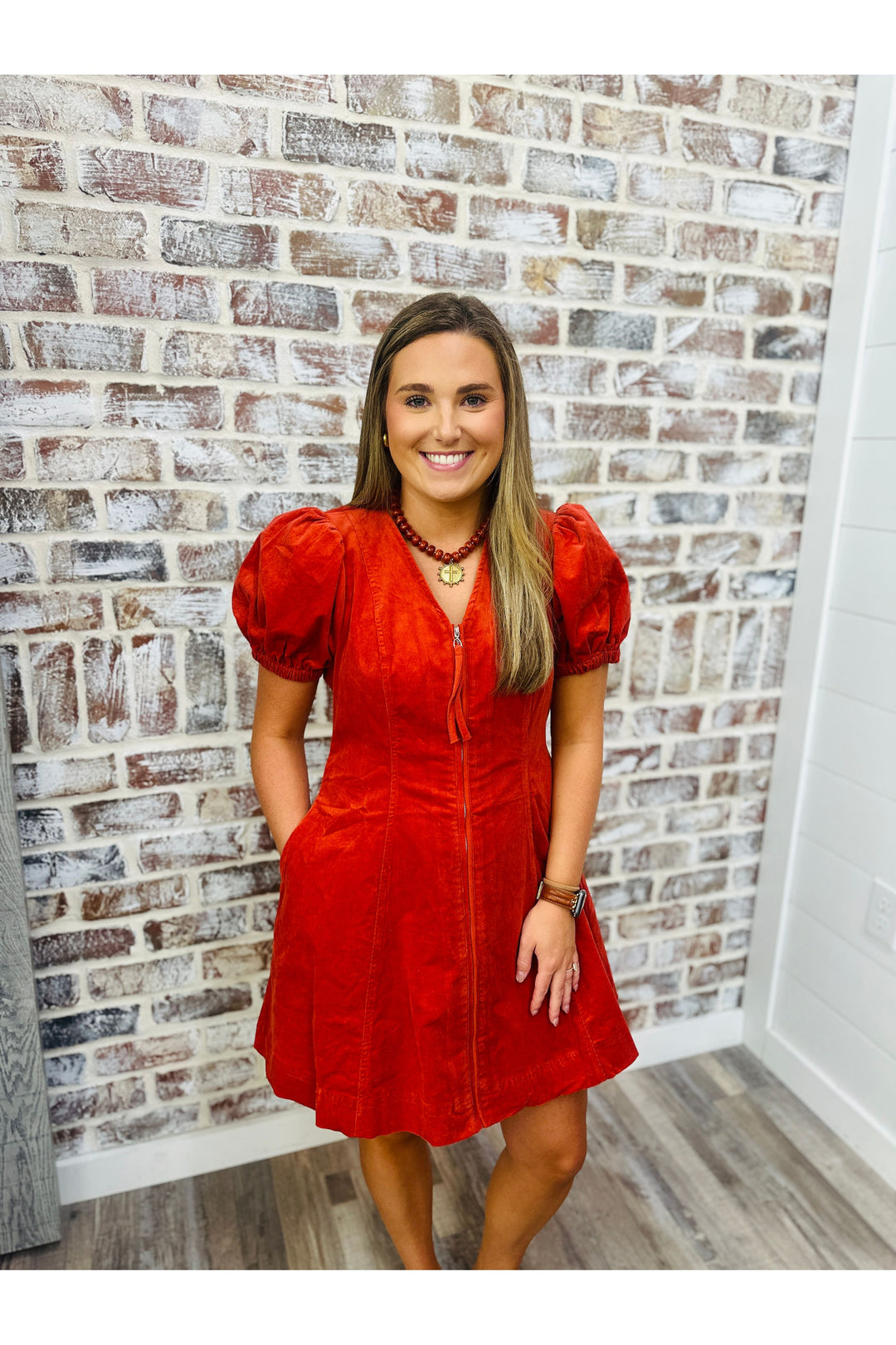 Rust Moments Dress
