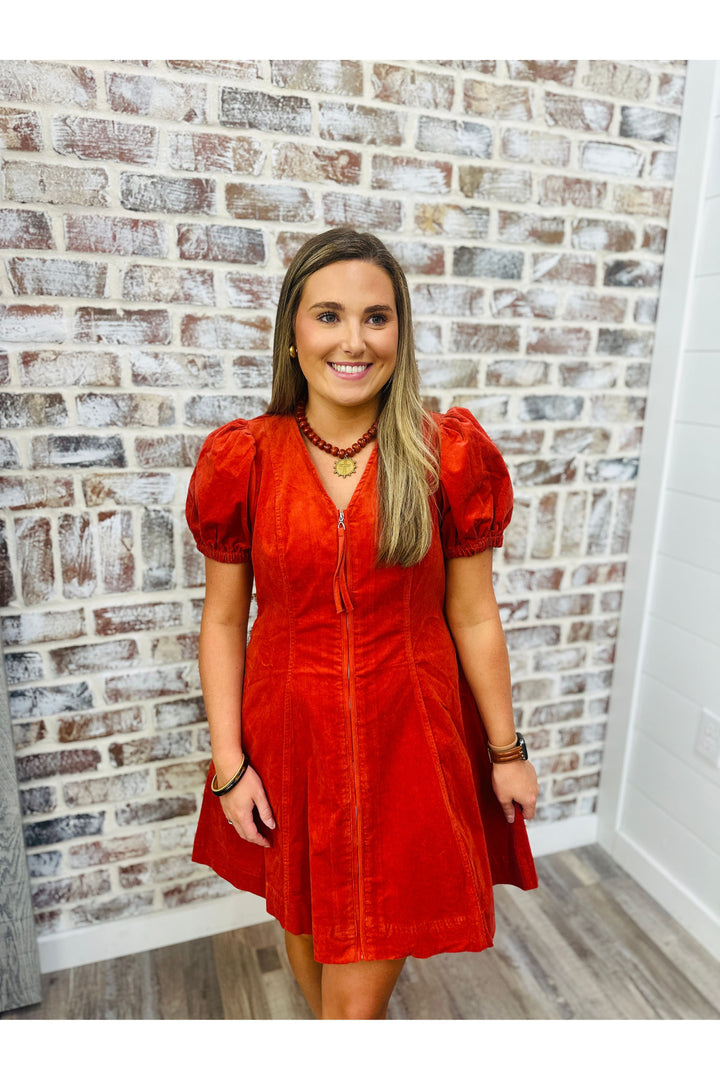 Rust Moments Dress